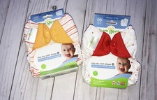 NIP Baby Girl Lot of 2 Pocket-Style Cloth Diapers Dots BumGenius 4.0