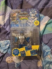 Rare MOC 1995 Playmates TMNT Metal Mutants Leo