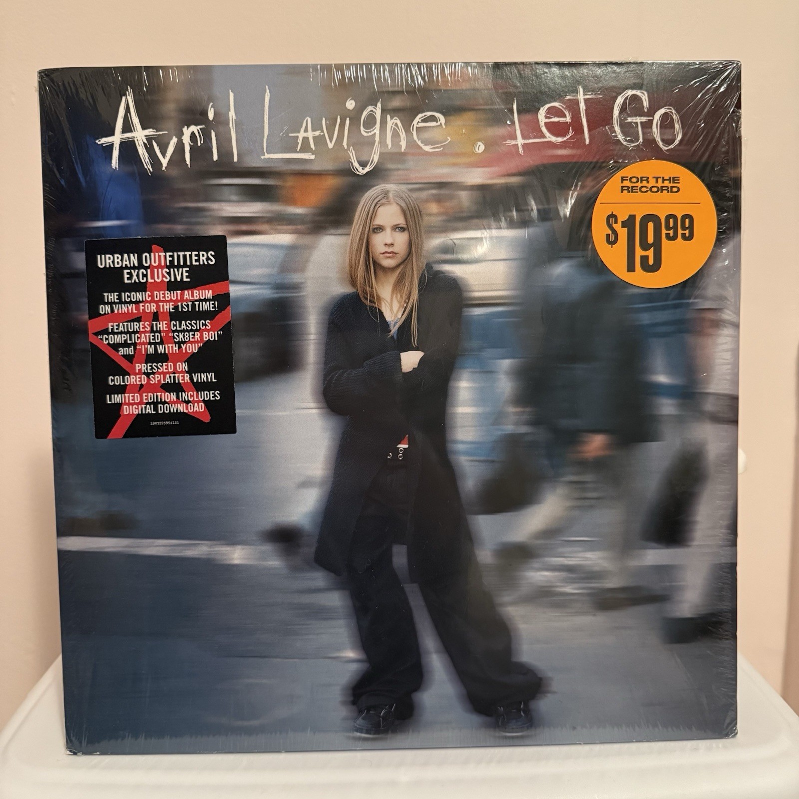 Avril Lavigne Let Go Limited Rare CLEAR SPLATTER 2LP Vinyl Urban Exclusive