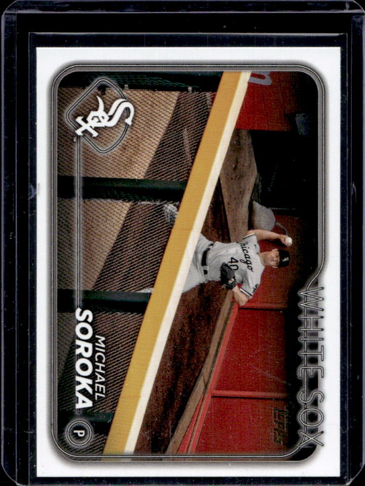 2024 Topps Michael Soroka Golden Mirror SSP #367