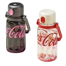 NEW GERM x Coca Cola Sporty Tritan Water Bottle with Handle 850ml- Clear