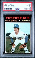 1971 TOPPS #341 STEVE GARVEY ROOKIE RC PSA 4