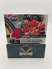 Mark Stone 2025-26 SP Game Used 4 Nations Face Off Fabrics Jersey Card