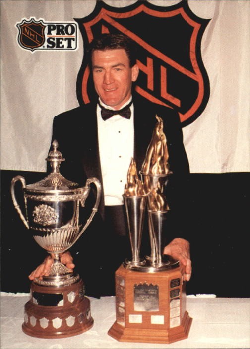 1991-92 Pro Set French #325 Dave Taylor/King Clancy Trophy - HKY