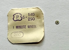Peseux 140 - 290 Minute Wheel /  Part Number 260