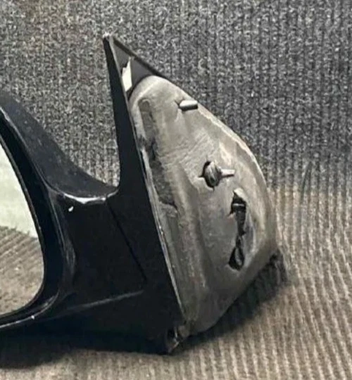 2002-2007 Buick Rendezvous Left Driver LH Side View Power Mirror Door Black Oem - Image 4 of 4