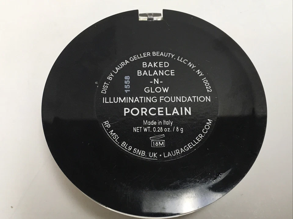 SALE Laura Geller Baked Balance-N-Glow Illuminating Foundation PORCELAIN, SALE - Image 2 of 2