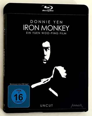 IRON MONKEY -  MIT DONNIE YEN - BLACK EDITION - UNCUT OOP BLU-RAY RARITÄT