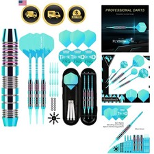 Soft Tip Darts Set 3 Aluminum Shaft Professional Darts Plastic Tip Sets 2BA R...