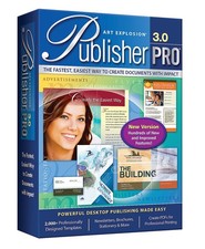 Art Explosion Publisher PRO 3.0 - Nova Development - New Version - Sealed Box