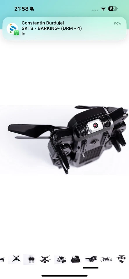 S60 Mini Drone 4K HD Camera FPV Drone Dual Camera Quadcopter Helicopter Toy - Image 2 of 4