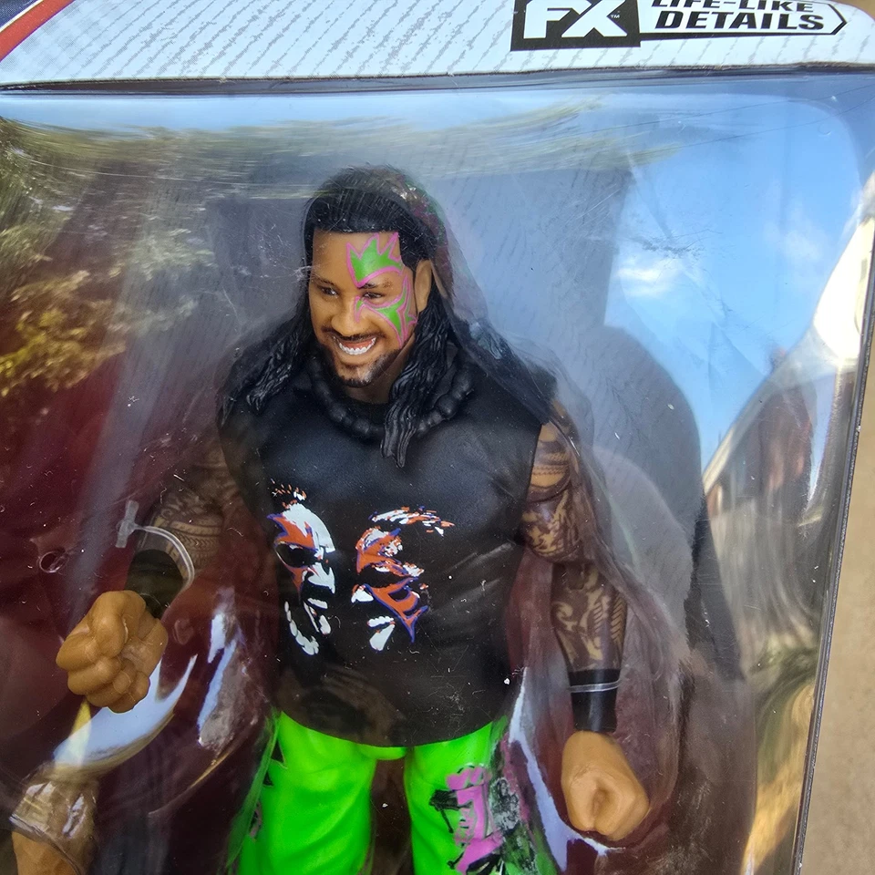 Figura de acción de lucha libre de juguete Mattel Jey Uso WWE Elite Greatest Hits 7 nueva sellada Foto 4 de 4