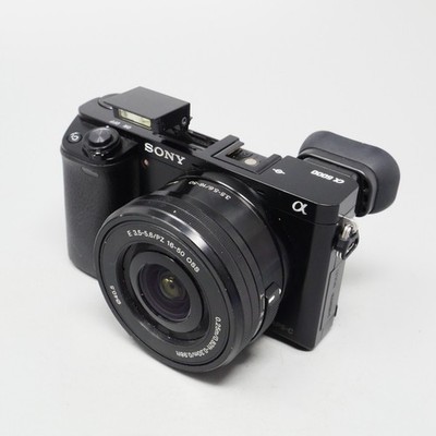 Sony Alpha A6000 24.3MP Digital Camera with 16-50mm Lens Black English 95%New
