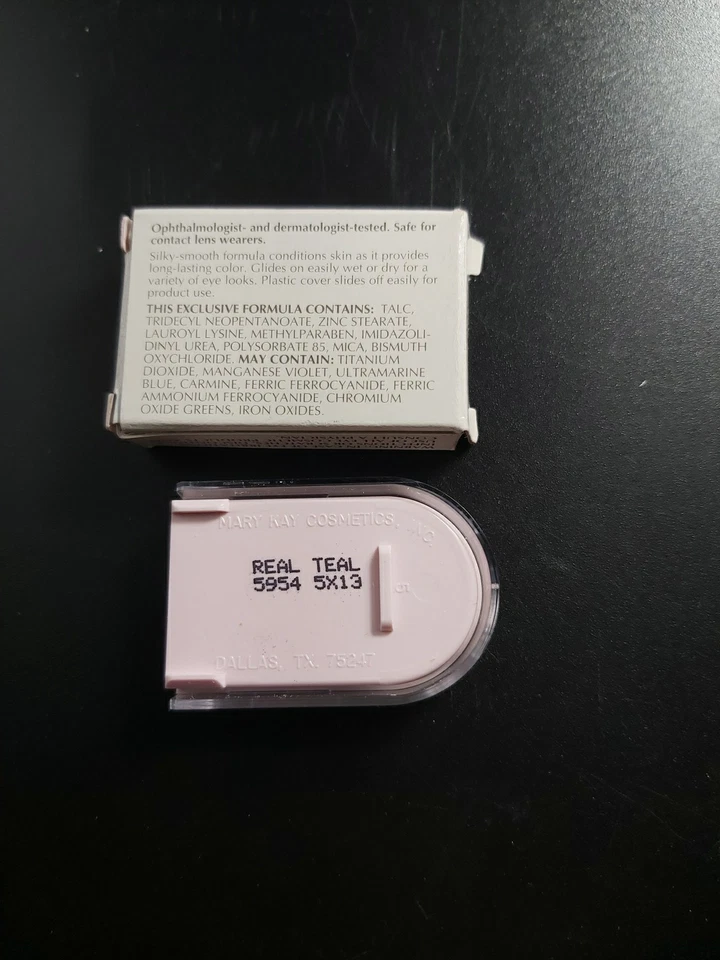 Mary Kay Powder Perfect Eye Color. 09 OZ Real Teal 5954 NIB  - Image 3 of 3