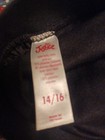 Justice 14/16 Sparkle Skort Black Elastic Waist — photo 4