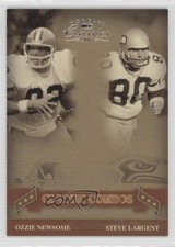 2006 Donruss Classics Classic Combos Silver Steve Largent Ozzie Newsome HOF 0a1