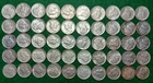 ROLL XF-AU MERCURY DIMES MIXED DATES  LOT DD