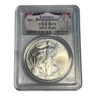 2009 AMERICAN SILVER EAGLE PCGS MS70 LINCOLN BICENTENNIAL LABEL 7B