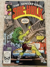 SENSATIONAL SHE-HULK #10 John Byrne Marvel Comics 1989 VF/NM