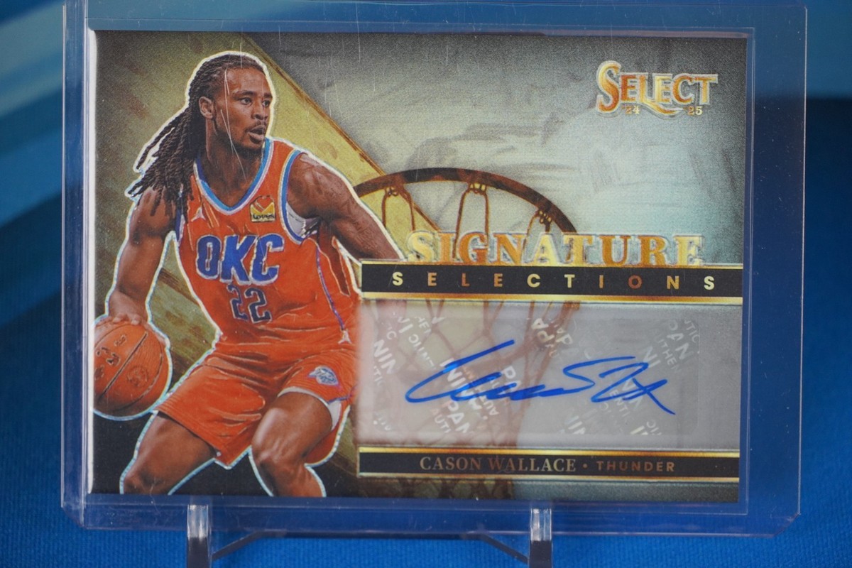 2024-25 Panini Select - Signature Selections CASON WALLACE #SS-CAS