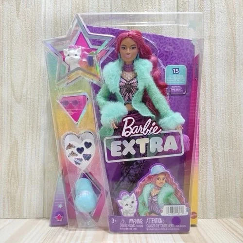 Mattel Barbie Extra #21 Doll Pink Hair Turquoise Mint Jacket Limited Ed. *NRFB*