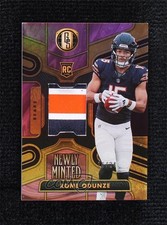 2024 Panini Gold Standard Newly Minted Memorabilia Rose 10/24 Rome Odunze 16wc