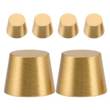 6 piezas tabla de cortar de latón pies muebles elevadores tablas de cortar patas almohadilla