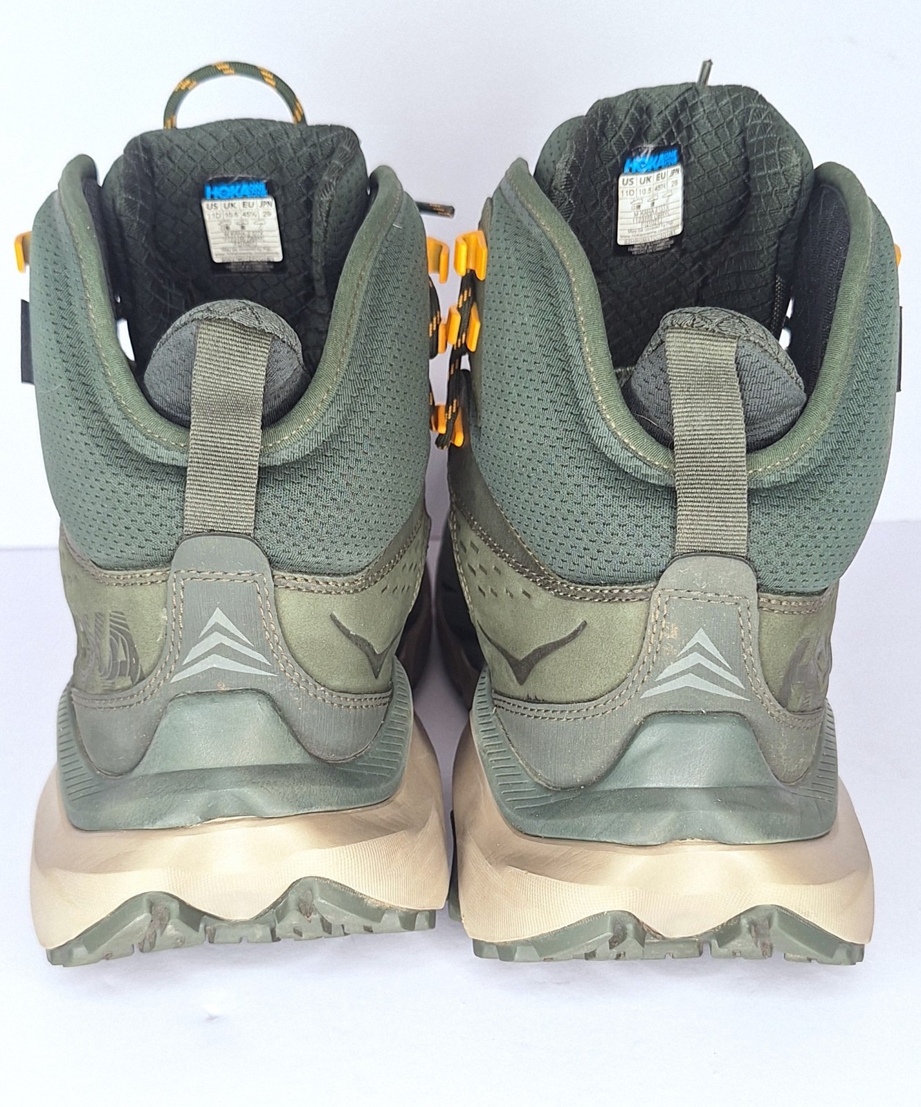 Hoka One One Kaha GTX Hiking Shoes Ankle High Green Men's 11 D thumbnail 9