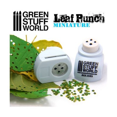 Green Stuff Worl Cutting Tool  Miniature Leaf Punch - Mini Lime (Light Blu New