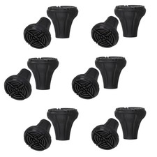 12 St&uuml;ck / 6 Paar Nordic Walking Pads Gummipuffer Outdoor Trekking Bergtour