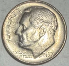 1957-D 10C Roosevelt Dime