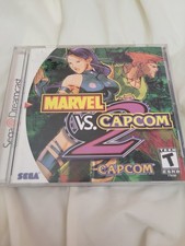 Marvel Vs. Capcom 2 - Sega Dreamcast (DC) Video Game 1-2 Player W/ Case & Book