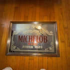 Vintage Anheuser-Busch Michelob Beer Since 1896 Framed Mirror Beer Sign 18x26
