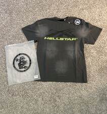 Hellstar Studios Vertical Logo Tee Black Gree...