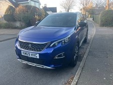 Peugeot 3008 gt line 2019 1.5 hdi diesel auto very low miles fsh excellent