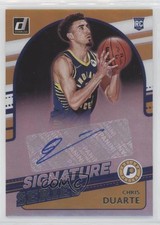 2021-22 Panini Donruss Signature Series Chris Duarte #SS-CDT Auto 0ie5