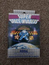 Super Space Invaders Sega Game Gear | CIB | Complete W/Manual And Box Protector