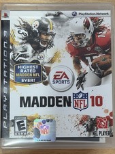 Madden NFL 10 PlayStation3 Game EASports PS3 American Football 2009 Release Year