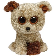 TY Beanie Boos - ROOTBEER the Brown Dog (Solid Eye Color) (6 inch) - MWMTs Boo