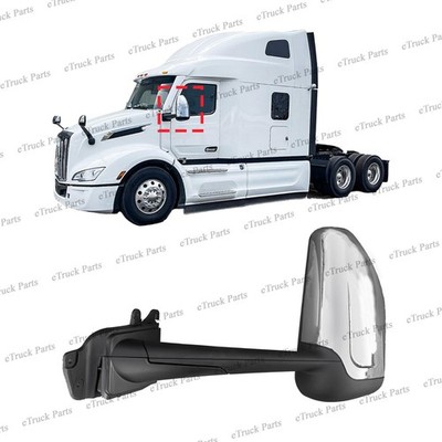 鏡 2022–2025 Peterbilt 579 Driver Side Door Mirror Assembly with