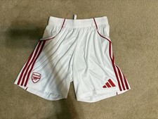 BNWT adidas Arsenal 2025/26 Home Stadium White Shorts Men  s Size Medium 60