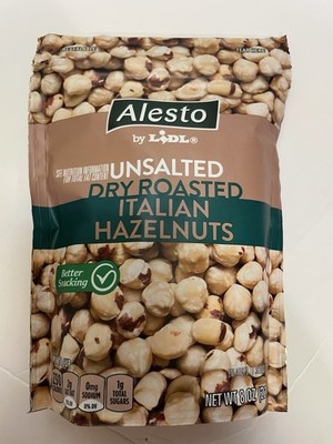 Hazelnut Unsalted Dry Roasted Italian Hazelnuts 8 oz