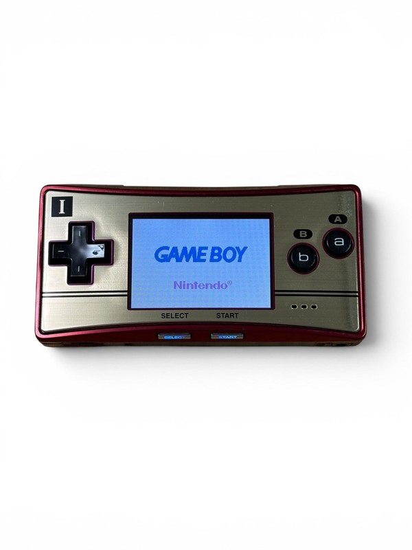 Nintendo Game Boy Micro Famicom Edition Console Japan Tested Working Clean