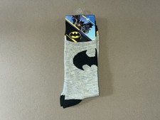 1 Pair Of DC Comics  Batman  Crew Socks, Fits Sock Size 10-13, New With Tags 