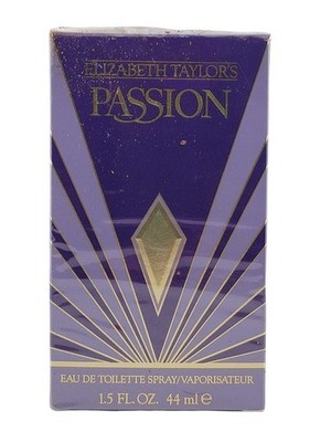 Vintage Elizabeth Taylor Passion Eau De Toilette 1.5oz Perfume Spray NIB SEALED