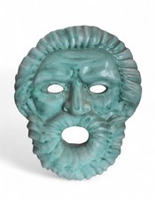 CAS C.A.S VIETRI Italie Masque Fontaine En Faïence Majolica 