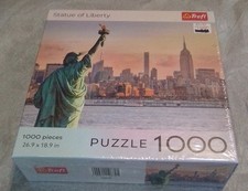 Statue of liberty puzzle 1000pc trefl 10870 new sealed u.s.a