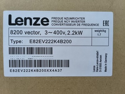 E82EV222K4B200 NEW LENZE E82EV222_4B200 Frequency Inverter E82EV222-4B200