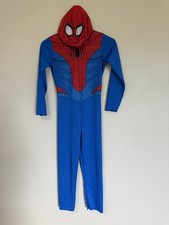 Boys Spider  Man Costume Size M 7/8 with Mask   Superhero Outfit
