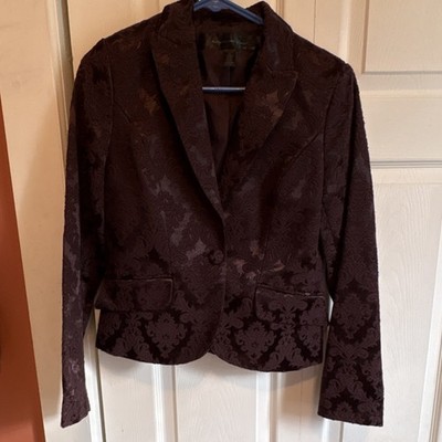 Blazer Apostrophe Blazer women s burgundy size 2